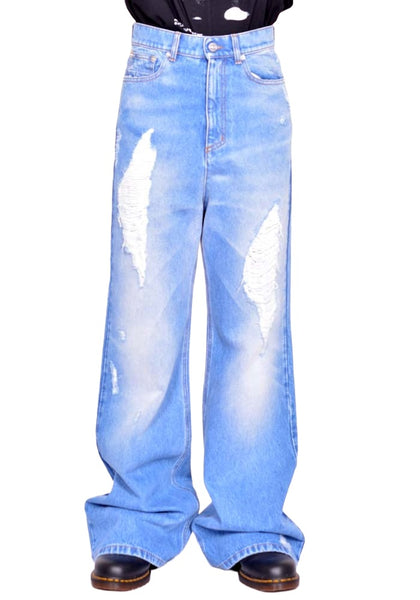 MATIERES FECALES UNISEX SLACK JEANS BLUE SS26 | DOSHABURI Shop