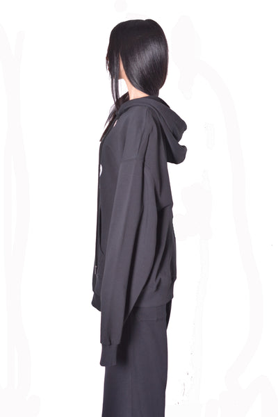 MATIERES FECALE MAT03T031-1 UNISEX POWER HOODIE BLACK 2026FW | DOSHABURI Online Shop