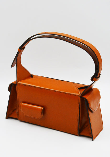 MERRYL TIELMAN BARBARA-MINI HANDBAG BRANDY SHINY | DOSHABURI Shop