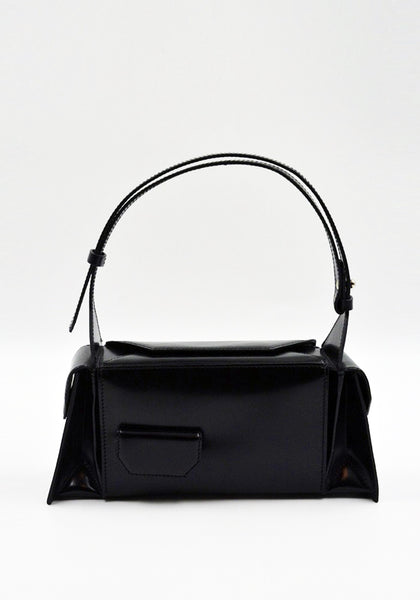 MERRYL TIELMAN BARBARA-MINI HANDBAG SHINY BLACK | DOSHABURI Shop