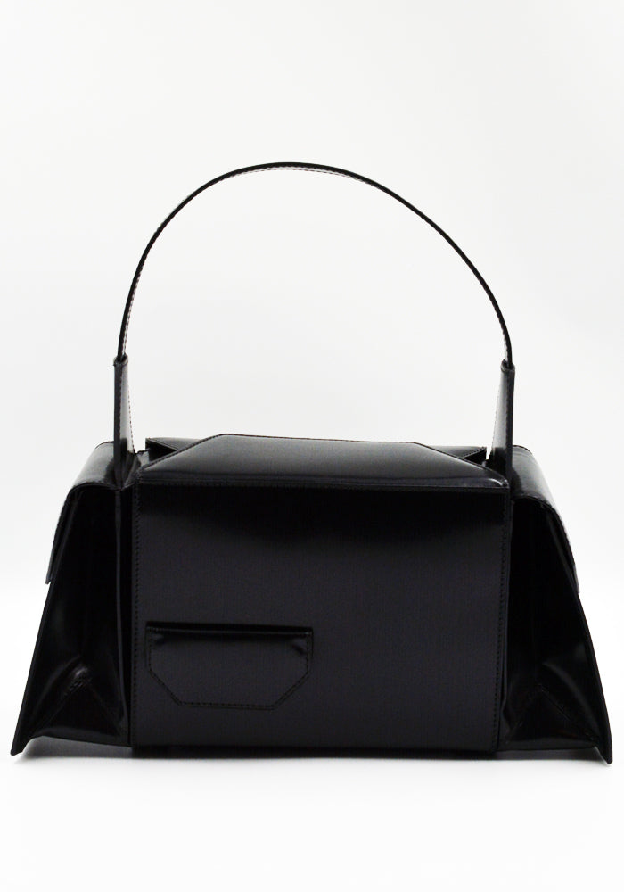 MERRYL TIELMAN BARBARA HANDBAG SHINY BLACK | DOSHABURI Shop