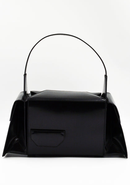 MERRYL TIELMAN BARBARA HANDBAG SHINY BLACK | DOSHABURI Shop