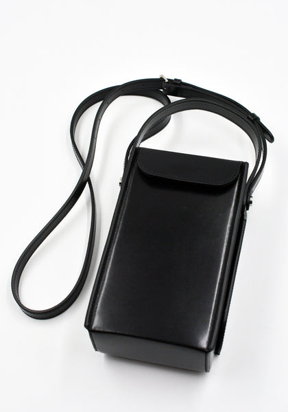 MERRYL TIELMAN FRANK CROSSBODY BAG SHINY BLACK | DOSHABURI Online Shop