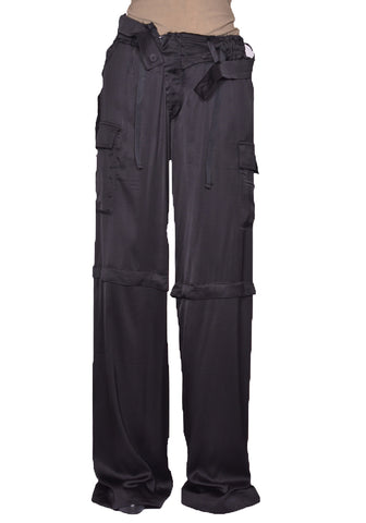 OTTOLINGER BAGGY CARGO PANTS BLACK SS25 | DOSHABURI Online Shop