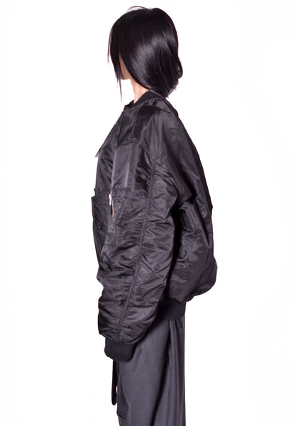 OTTOLINGER 109-704309-02 UNISEX FOREVER ZIP BOMBER BLACK FW2026 | DOSHABURI Online Shop