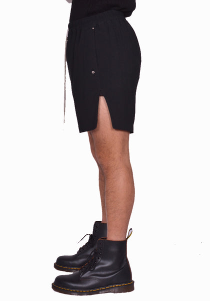 RICK OWENS MEN BELA BOXER SHORTS  BLACK SS25 | DOSHABURI Online Shop