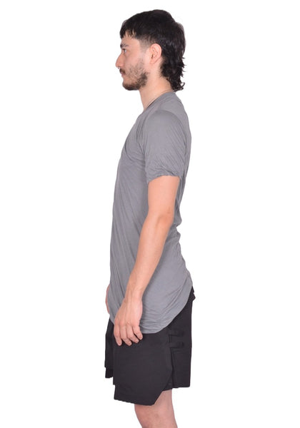 RICK OWENS DOUBLE DOUBLE LAYERED T-SHIRT INDIGO FW25 | DOSHABURI Shop