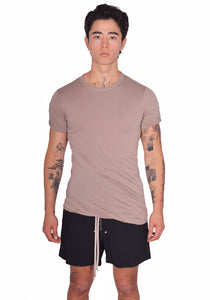 RICK OWENS MEN DOUBLE LAYERED T-SHIRT FLESH SS25 | DOSHABURI Online Shop