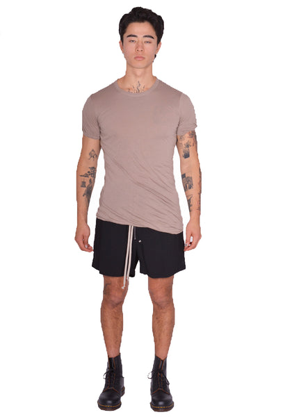 RICK OWENS MEN DOUBLE LAYERED T-SHIRT FLESH SS25 | DOSHABURI Online Shop