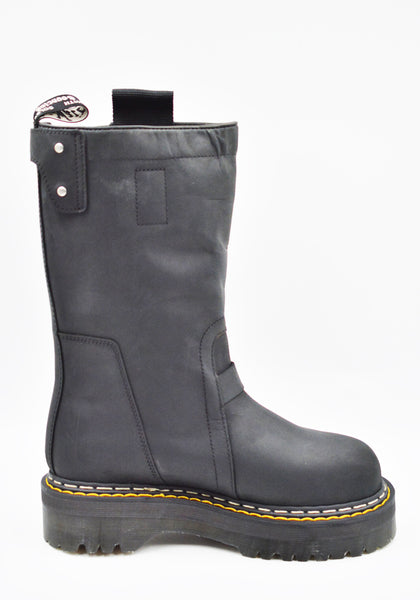 RICK OWENS  DR. MARTENS WOMEN QUAD SOLE PULL ON BOOT BLACK | DOSHABURI Shop