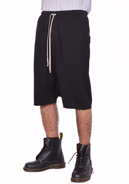 RICK OWENS DRKSHDW DRAWSTRING SHORTS BLACK SS26 | DOHSABURI Shop