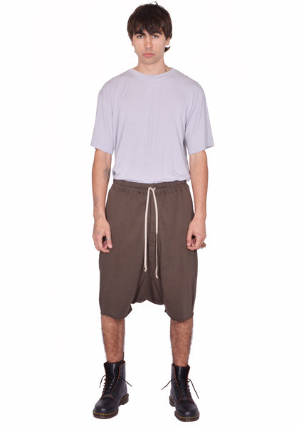 RICK OWENS DRKSHDW DRAWSTRING SHORTS DARK DUST SS26 | DOSHABURI Shop