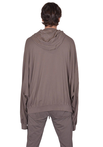 RICK OWENS DRKSHDW HUN HOODIE DUST SS26 | DOSHABURI Online Shop