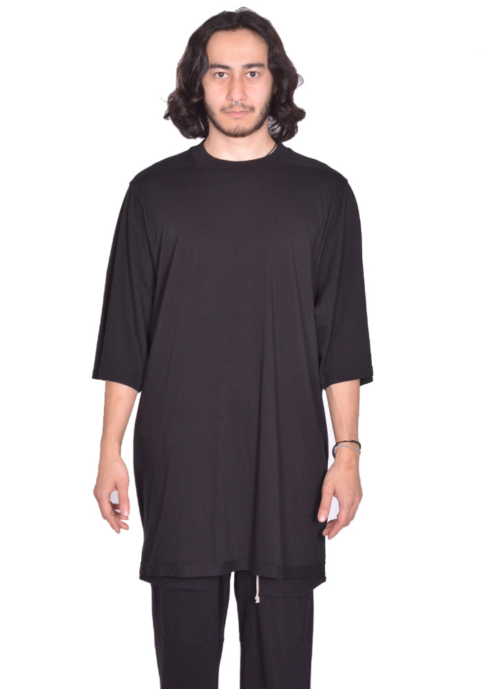 RICK OWENS DRKSHDW JUMBO T-SHIRT BLACK SS25 | DOSHABURI Online Shop