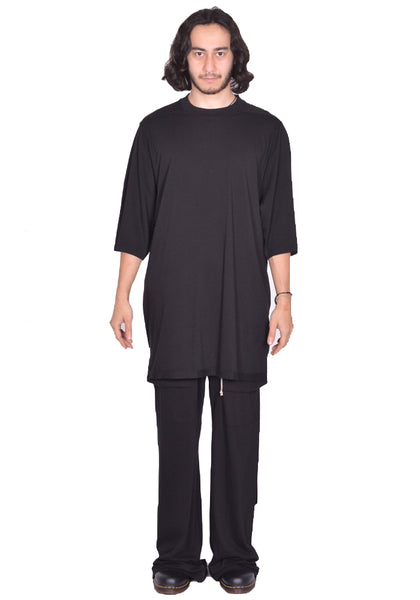 RICK OWENS DRKSHDW JUMBO T-SHIRT BLACK SS25 | DOSHABURI Online Shop