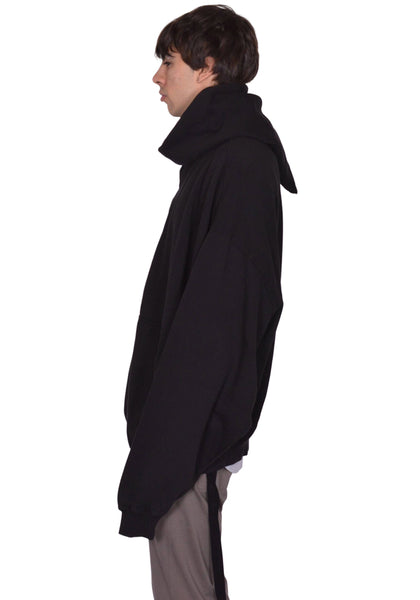 RICK OWENS DRKSHDW MOUNNTAIN HUN HOODIE BLACK SS26 | DOSHABURI Shop