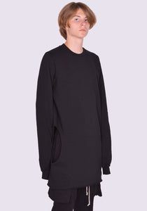 RICK OWENS DRKSHDW DU02D2268  F SWEATSHIRT BLACK FW24 | DOSHABURI Online Shop