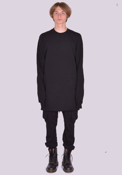 RICK OWENS DRKSHDW DU02D2268  F SWEATSHIRT BLACK FW24 | DOSHABURI Online Shop