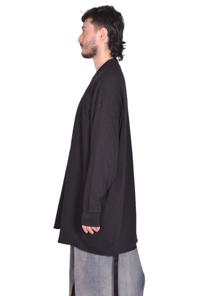 RICK OWENS DRKSHDW  TOMMY SWEATSHIRT BLACK FW25 | DOSHABURI Shop