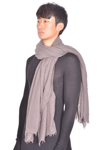 RICK OWENS GIGLIO MEGA SCARF DUST FW26 | DOSHABURI Online Shop
