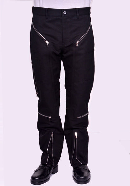 RICK OWENS MEN HEADON UTILITY PANTS BLACK FW24 | DOSHABURI Online Shop