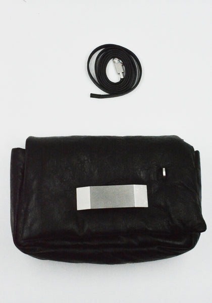 RICK OWENS MEN BIG PILLOW GRIFFIN BAG BLACK | DOSHABURI Online Shop