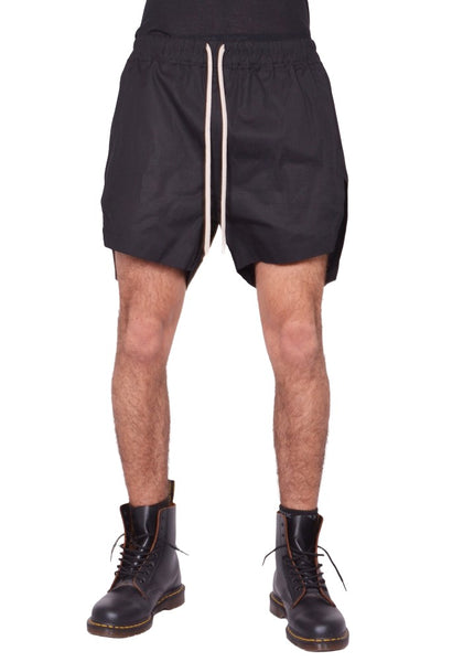 RICK OWENS MEN BOXER SHORTS BLACK SS26 | DOSHABURI Online Shop