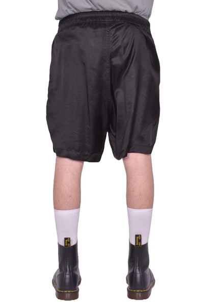 RICK OWENS MEN BOXER SHORTS CUPRO BLACK FW25 | DOSHABURI Shop