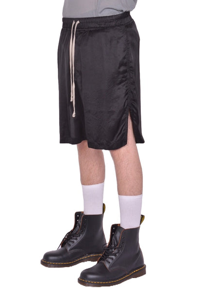 RICK OWENS MEN BOXER SHORTS CUPRO BLACK FW25 | DOSHABURI Shop