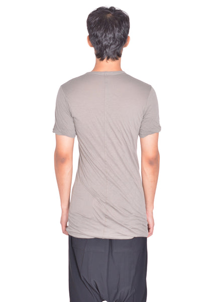 RICK OWENS MEN DOUBLE LAYERD T-SHIRT DRK PEARL FW26 | DOSHABURI Shop