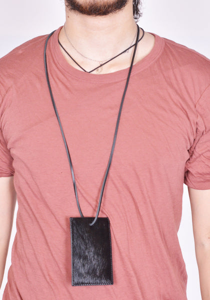 RICK OWENS MEN RR02E1409 LHL 09 ID TAG BLACK FW25 | DOSHABURI Shop