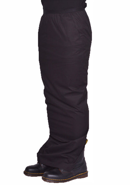 RICK OWENS MEN SKIRT SOFT PILLAR SKIRT BLACK SS25 | DOSHABURI Shop