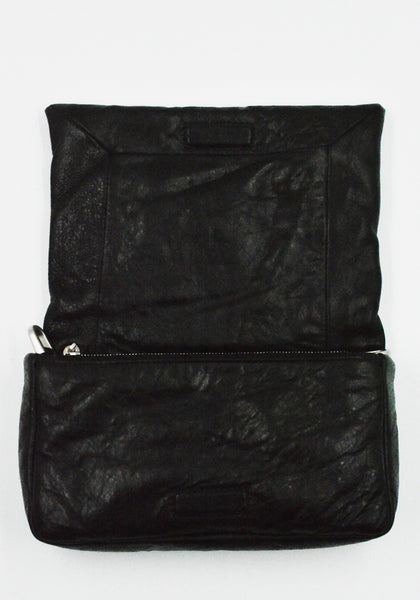 RICK OWENS MEN SMALL GEMINI BAG BLACK SS26 | DOSHABURI Shop