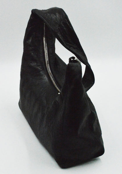 RICK OWENS MEN SMALL GEMINI BAG BLACK SS26 | DOSHABURI Onlne Shop
