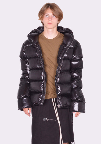 RICK OWENS MEN RU02D6722 NLD4 SEALED DOWN JACKET BLACK FW24 | DOSHABURI Shop