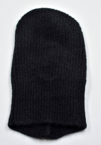 RICK OWENS MEN KNIT SKI MASK SKULL BLACK FW24 | DOSHABURI Online Shop