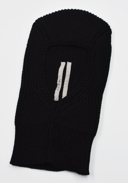 RICK OWENS SPHINX SKULL BALACLAVA BLACK SS26 | DOSHABURI Online Shop
