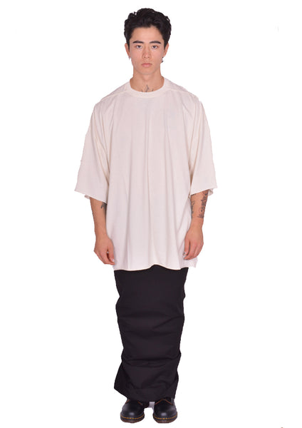 RICK OWENS MEN TOMMY T-SHIRT NATURAL SS25 | DOSHABURI Online Shop