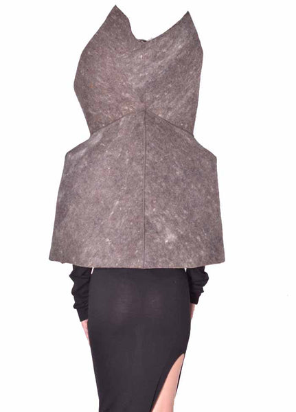 RICK OWENS WOMEN NASKA BIKER BLACK 2026FW | DOSHABURI Online Shop 
