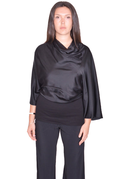 RICK OWENS WOMEN CYLINDER TOP BLACK SS25 | DOSHABURI Online Shop