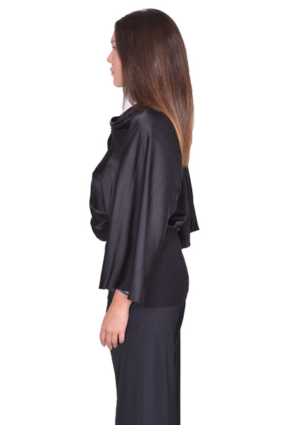 RICK OWENS WOMEN CYLINDER TOP BLACK SS25 | DOSHABURI Online Shop