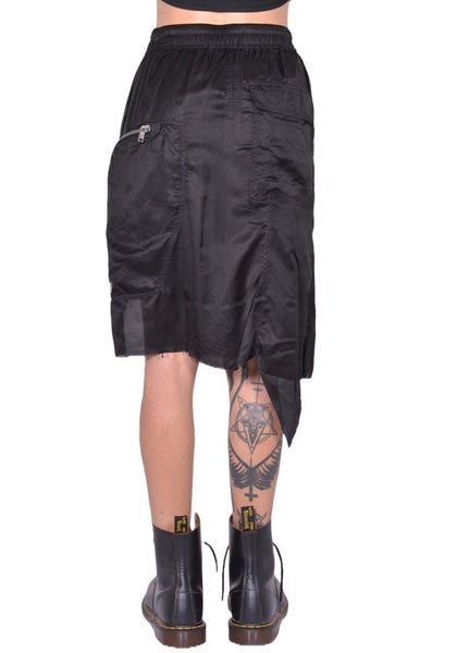 RICK OWENS WOMEN DRACCA SKIRT BLACK FW25｜DOSHABURI Online Shop