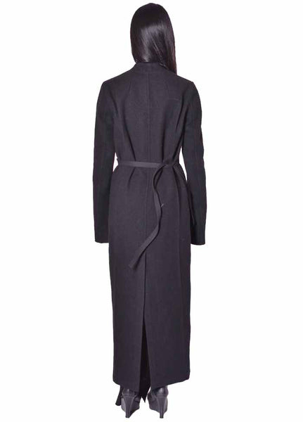 RICK OWENS WOMEN LS LAB COAT BLACK 2026FW | DOSHABURI Online Shop 