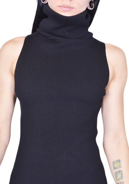 RICK OWENS WOMEN TUBE DRESS 09 BLACK FW25 | DOSHABURI Shop