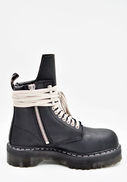RICK OWENS x DR. MARTENS QUAD SOLE STEEL TOE BOOTS FW26 | DOSHABURI Shop