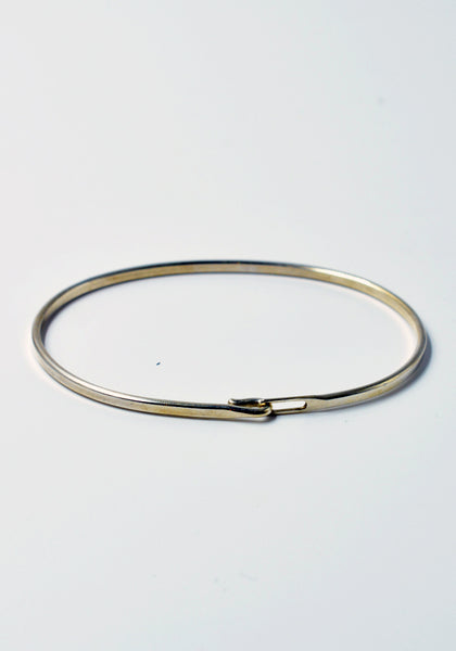 WERKSTATT:MÜNCHEN M2640 SILVER BANGLE HOOK PLAIN | DOSHABURI Online Shop