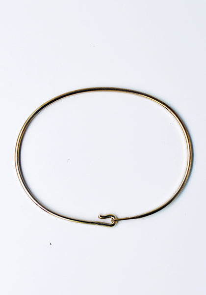 WERKSTATT:MÜNCHEN M2640 SILVER BANGLE HOOK PLAIN | DOSHABURI Online Shop