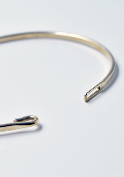 WERKSTATT:MÜNCHEN M2640 SILVER BANGLE HOOK PLAIN | DOSHABURI Online Shop