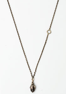 WERKSTATT:MÜNCHEN M7520 CHAIN MINI NECKLACE ROSEBUD SILVER | DOSHABURI Online Shop