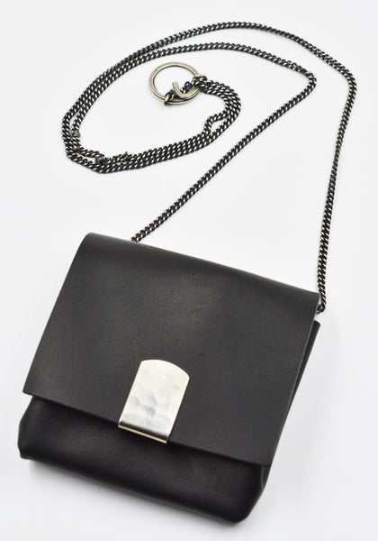 WERKSTATT MÜNCHEN M9081 PURSE CHAIN HAMMERED BLACK | DOSHABURI Shop